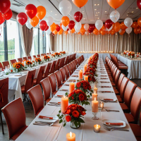 Mariage theme colore