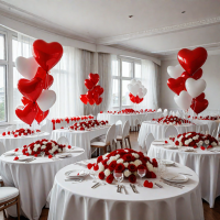 Mariage theme rouge et blanc