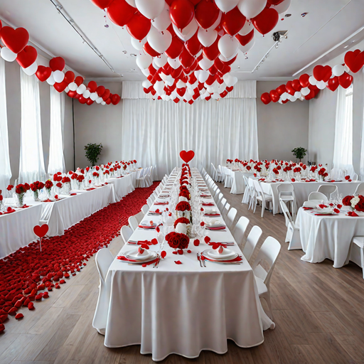 Mariage theme rouge et blanc1