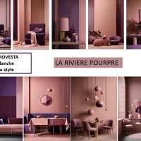 Planche la couleur pourpre